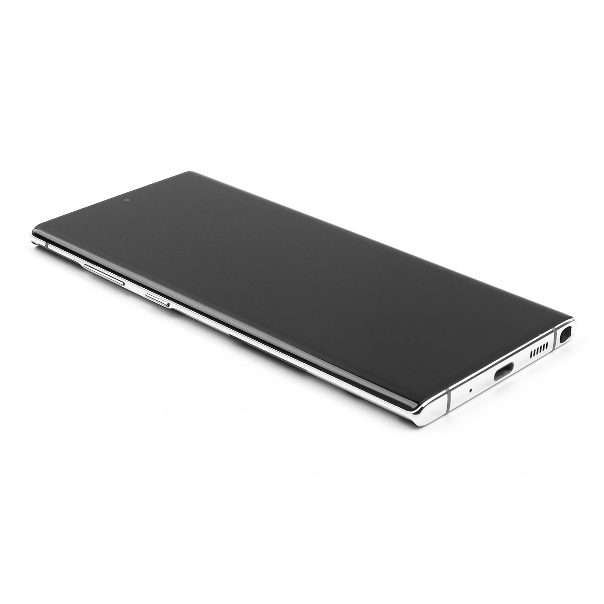 Samsung Scherm met frame voor Samsung Galaxy Note 10 Plus (N975F) Zilver Soft Oled