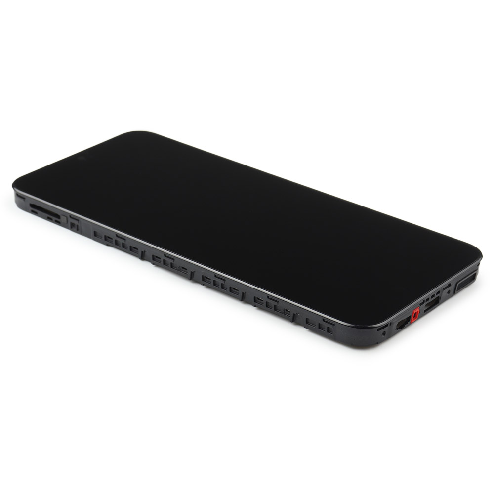 Samsung Scherm met frame voor Samsung Galaxy A14 5G (A146) Zwart Service Pack
