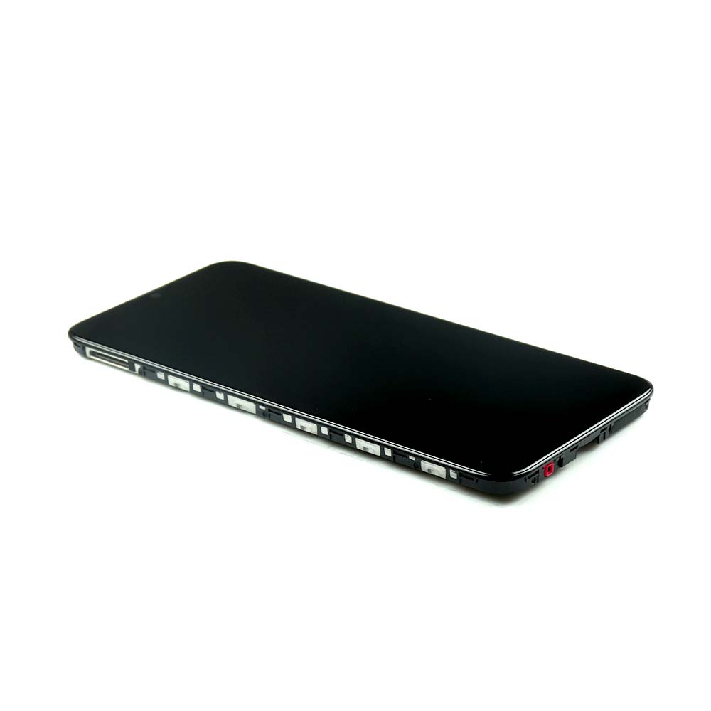 Motorola Scherm met frame voor Motorola Moto E20 Zwart Service Pack