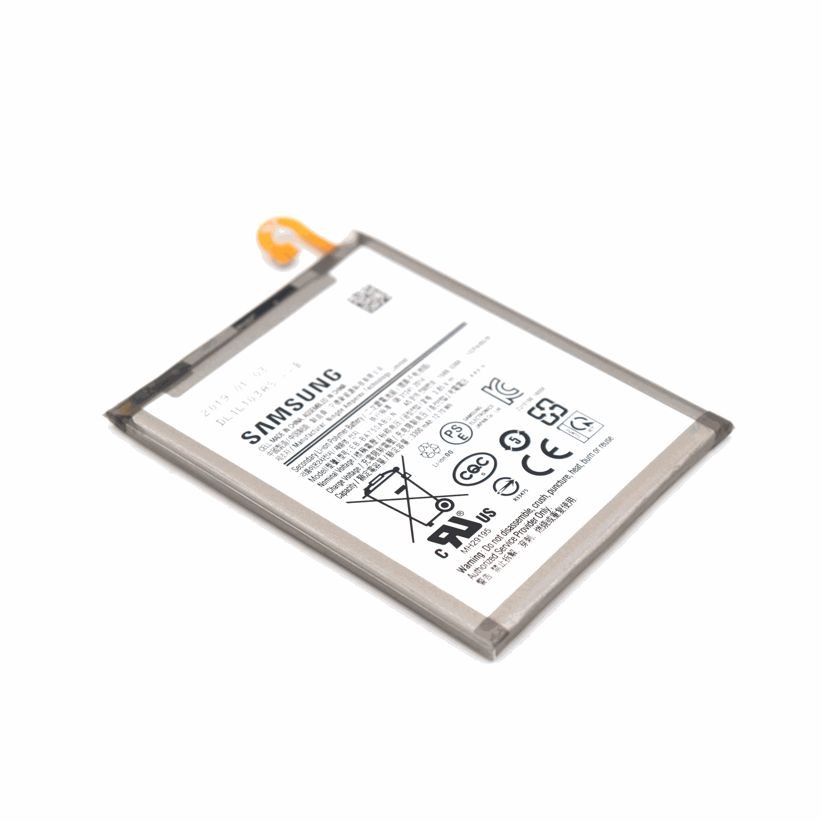Samsung Batterij voor Samsung Galaxy A7 2018 (A750F) OEM-Equivalent