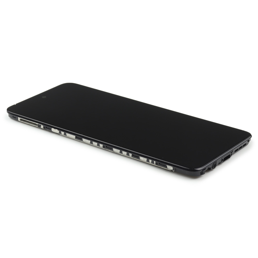Motorola Scherm met frame voor Motorola Moto G73 Zwart Service Pack