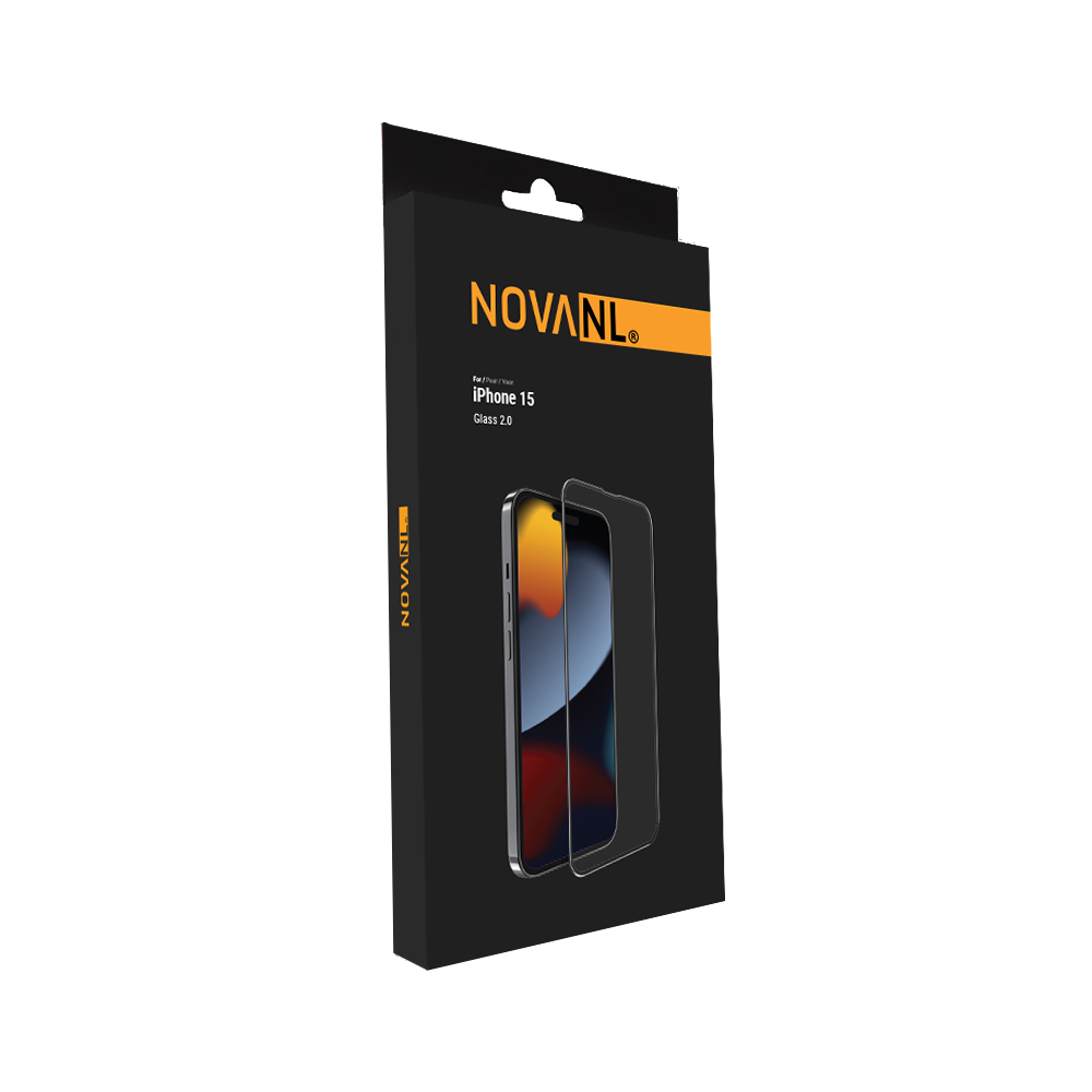 NOVANL GlassProtector Pro (Edge to Edge) voor iPhone 15/iPhone 16