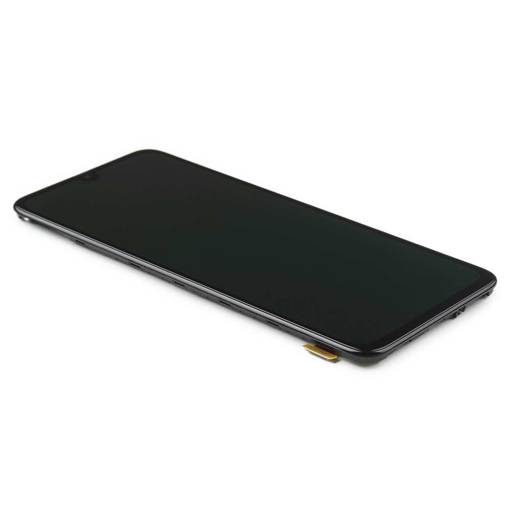 Samsung Scherm met frame Zwart voor Samsung Galaxy A70 (A705F) Oled Soft