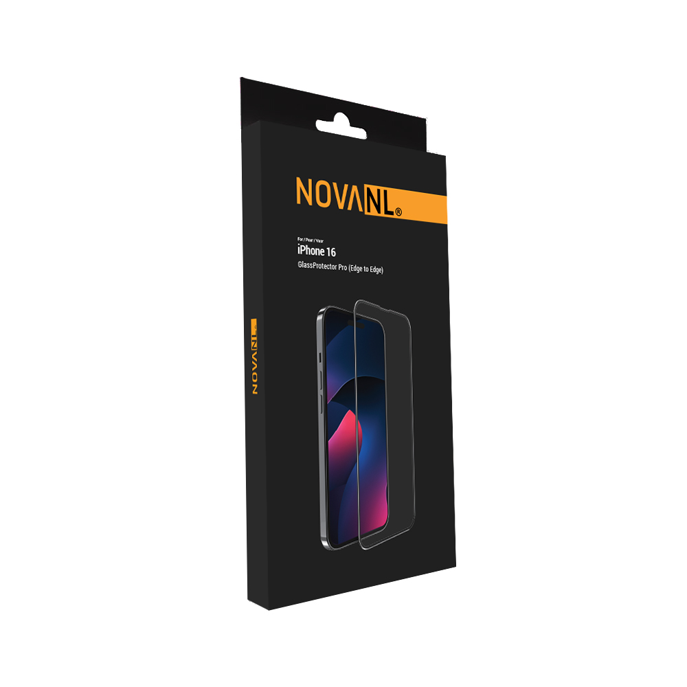 NOVANL GlassProtector Pro (Edge to Edge) voor iPhone 16