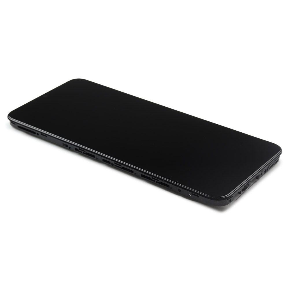 Samsung Scherm met frame voor Samsung Galaxy A04e (A042F) Zwart Service Pack