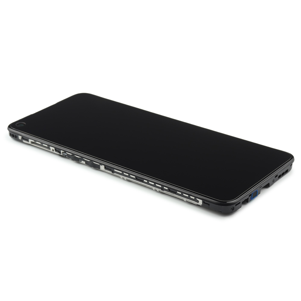 Oppo Scherm met frame voor Oppo A92/A72 4G Zwart Service Pack