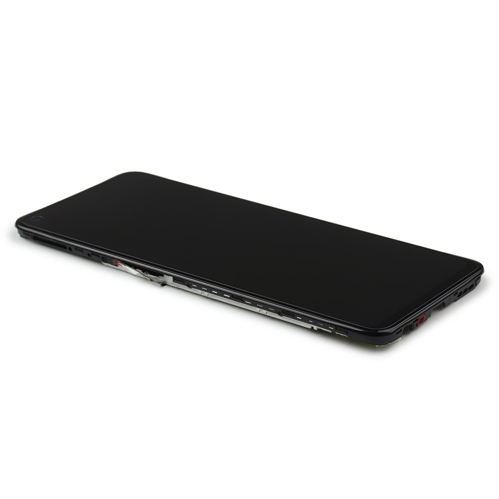 Komplettes Display mit Rahmen für Oppo A94 5G Schwarz Service Pack