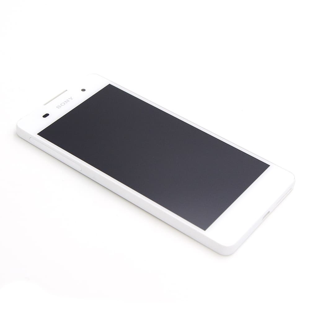 Sony Scherm met frame voor Sony Xperia E5 Wit OEM-Equivalent