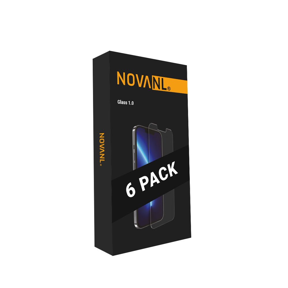 NOVANL GlassProtector (Case Friendly) (6 Pack) voor iPhone 13 Mini