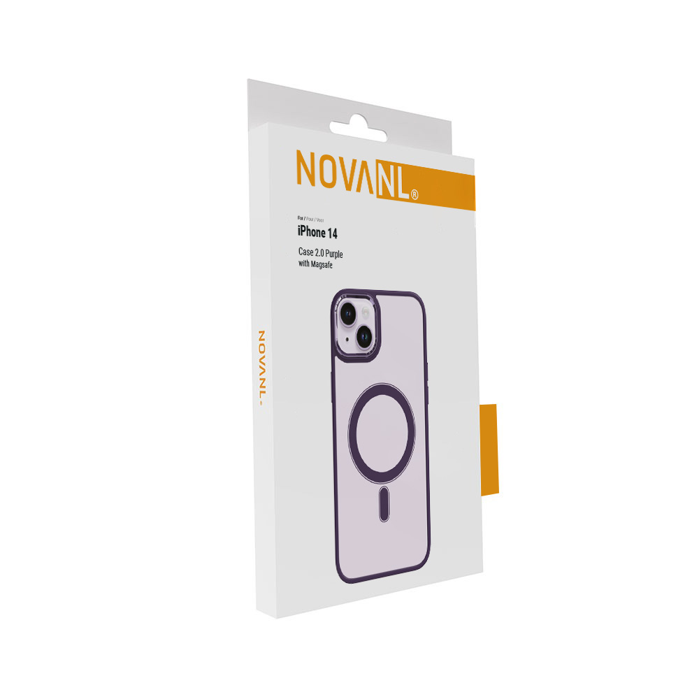 NOVANL MagGuard Case (incl. Magnetics) für iPhone 14 Lila