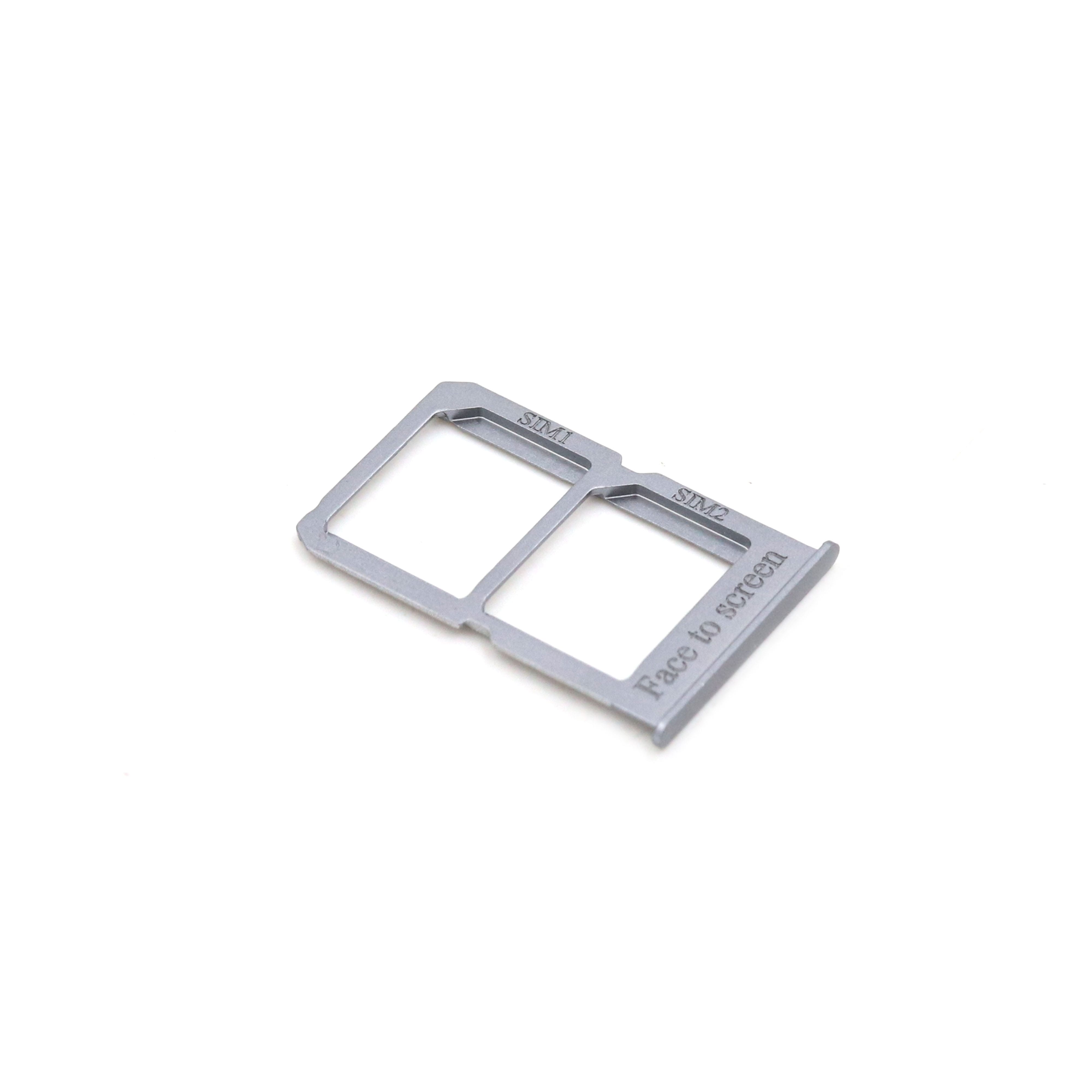 OnePlus Sim- en SD-kaarthouder met cover voor OnePlus 3 Zilver OEM-Equivalent