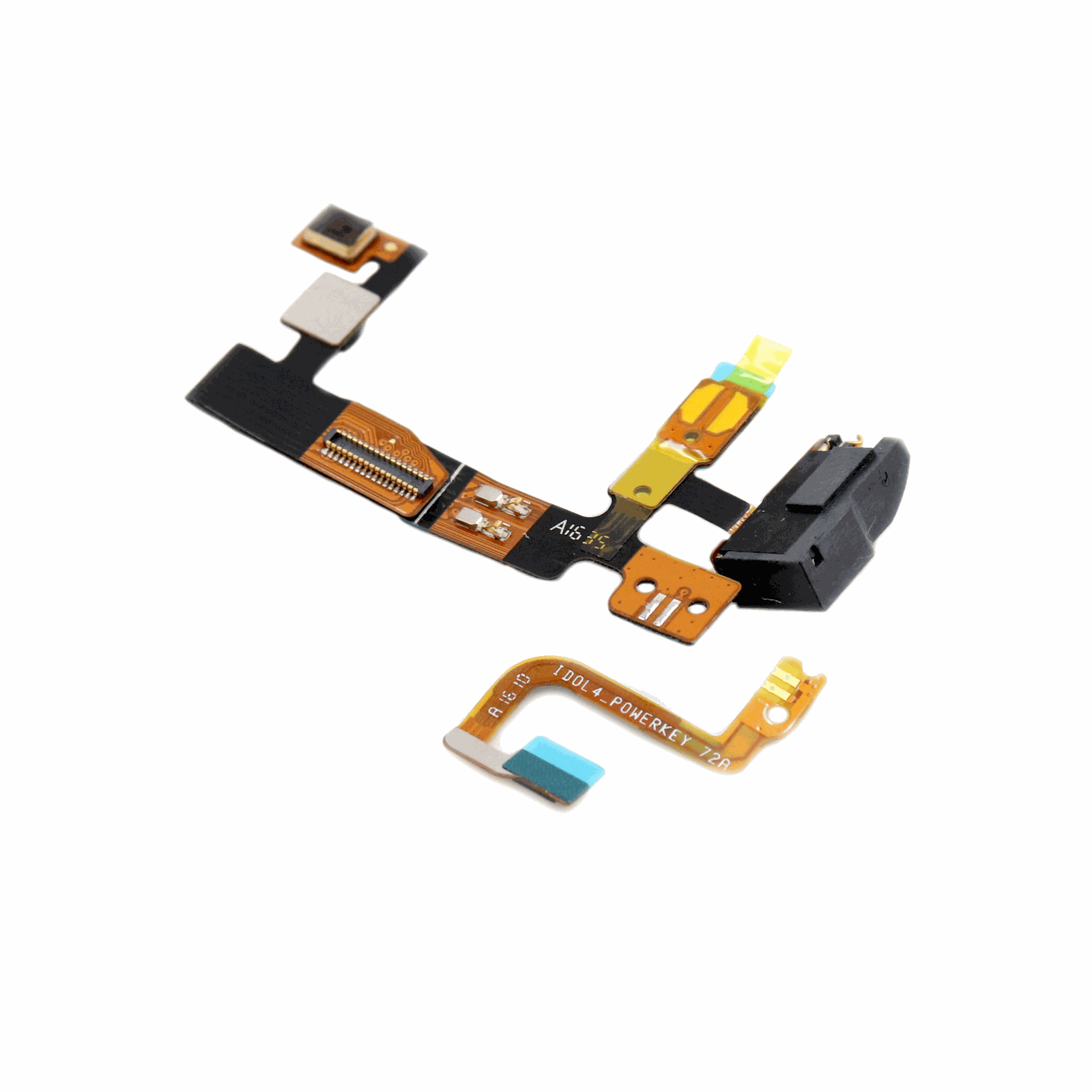 Blackberry Aan/uit-knop and Koptelefoonaansluiting voor Blackberry DTEK 50 OEM-Equivalent