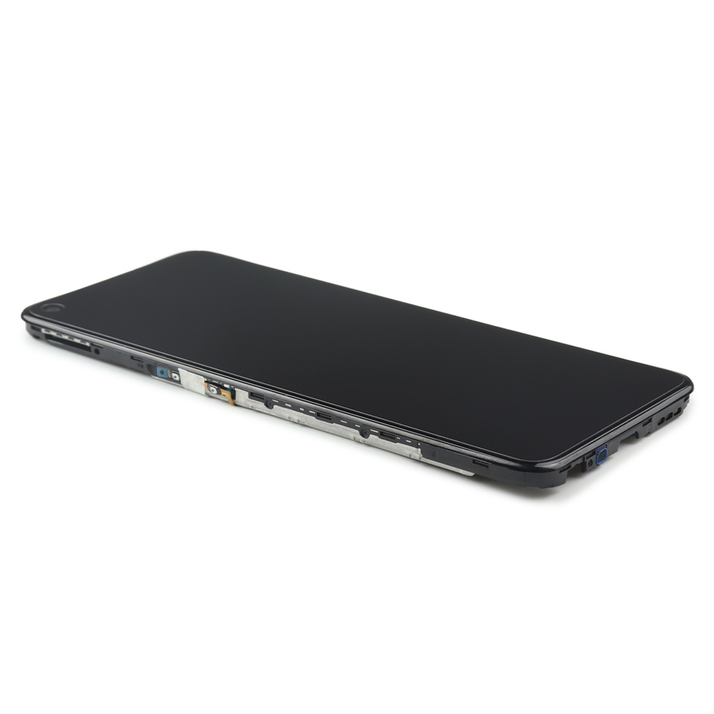 Oppo Scherm met frame voor Oppo A74 5G Zwart Service Pack