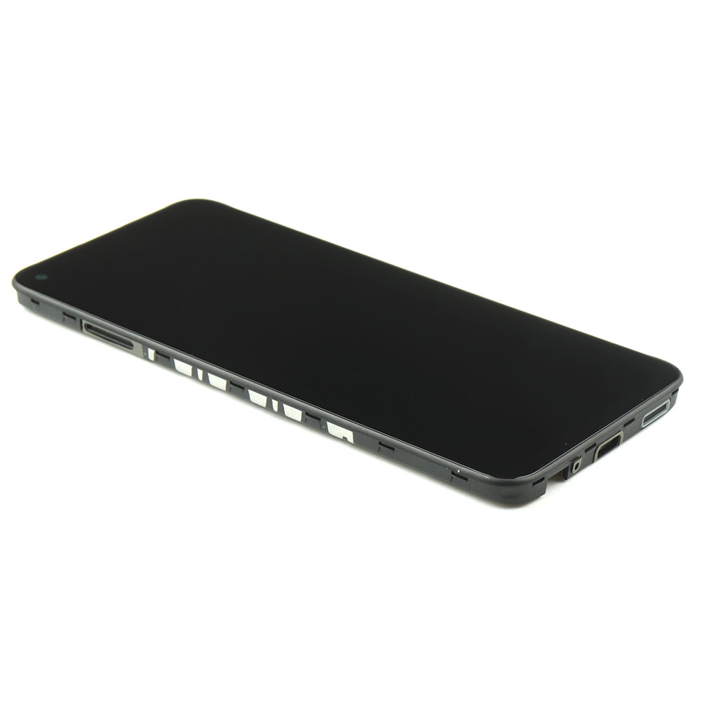 Xiaomi Scherm met frame voor Xiaomi Redmi Note 9T Zwart Service Pack