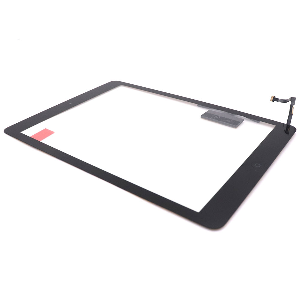 Apple Touchscreen and Home-knop (incl. Premium Adhesive Tape) voor iPad Air 1 Zwart OEM-Equivalent