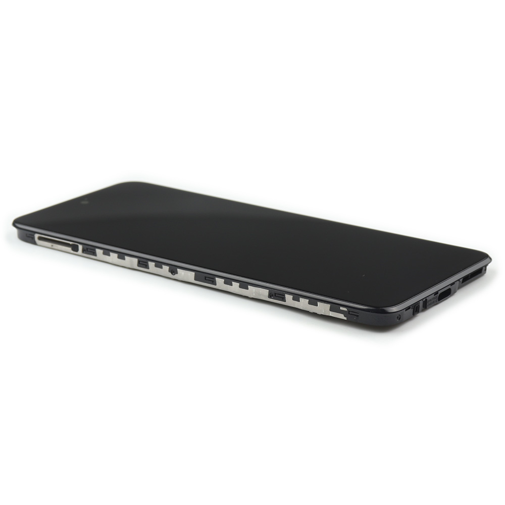Motorola Scherm met frame voor Motorola Moto G14 Zwart Service Pack