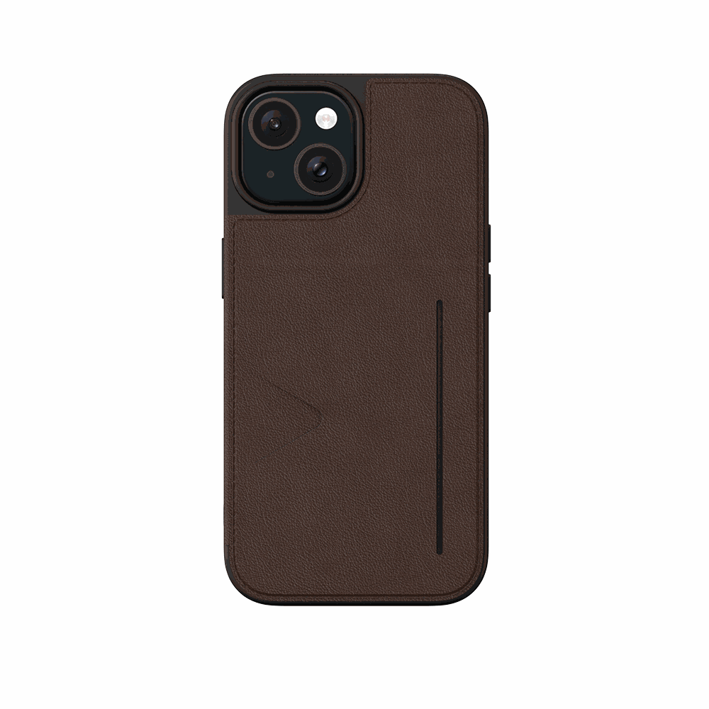 NOVANL WalletGuard voor iPhone 15 Bruin