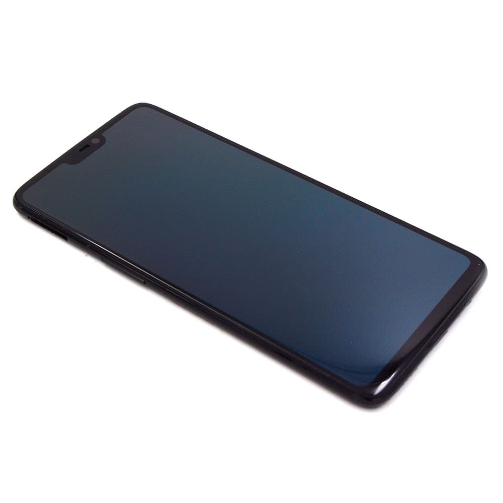 OnePlus Scherm met frame voor OnePlus 6 Zwart OEM-Equivalent
