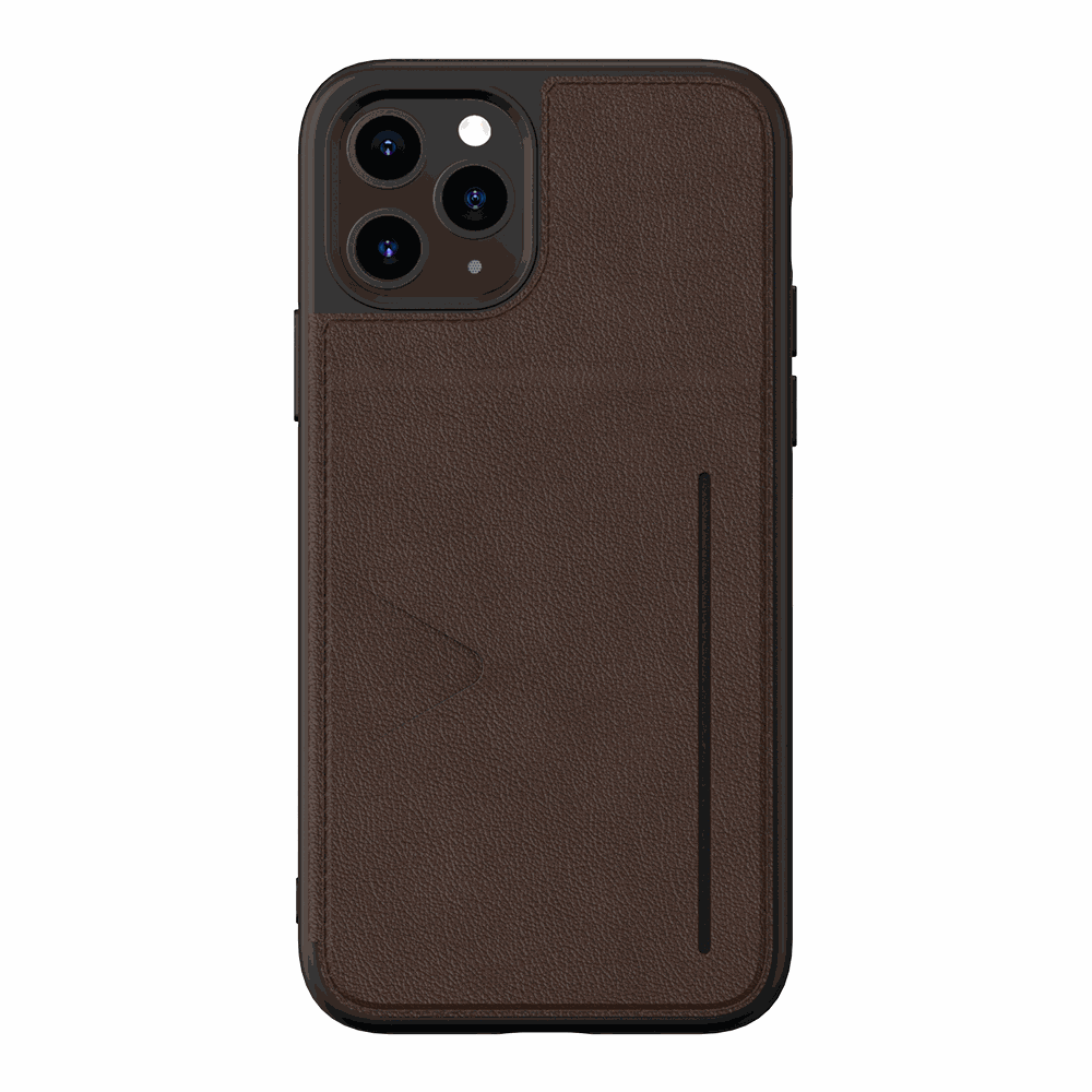 NOVANL WalletGuard voor iPhone 11 Pro Max Bruin