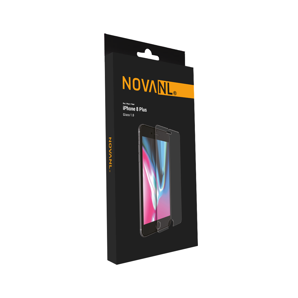 NOVANL GlassProtector (Case Friendly) voor iPhone 8 Plus