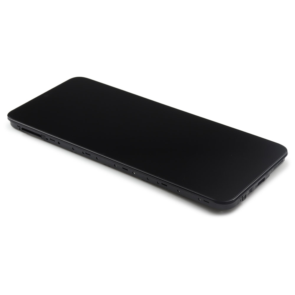 Motorola Scherm met frame voor Motorola Moto E13 Zwart Service Pack
