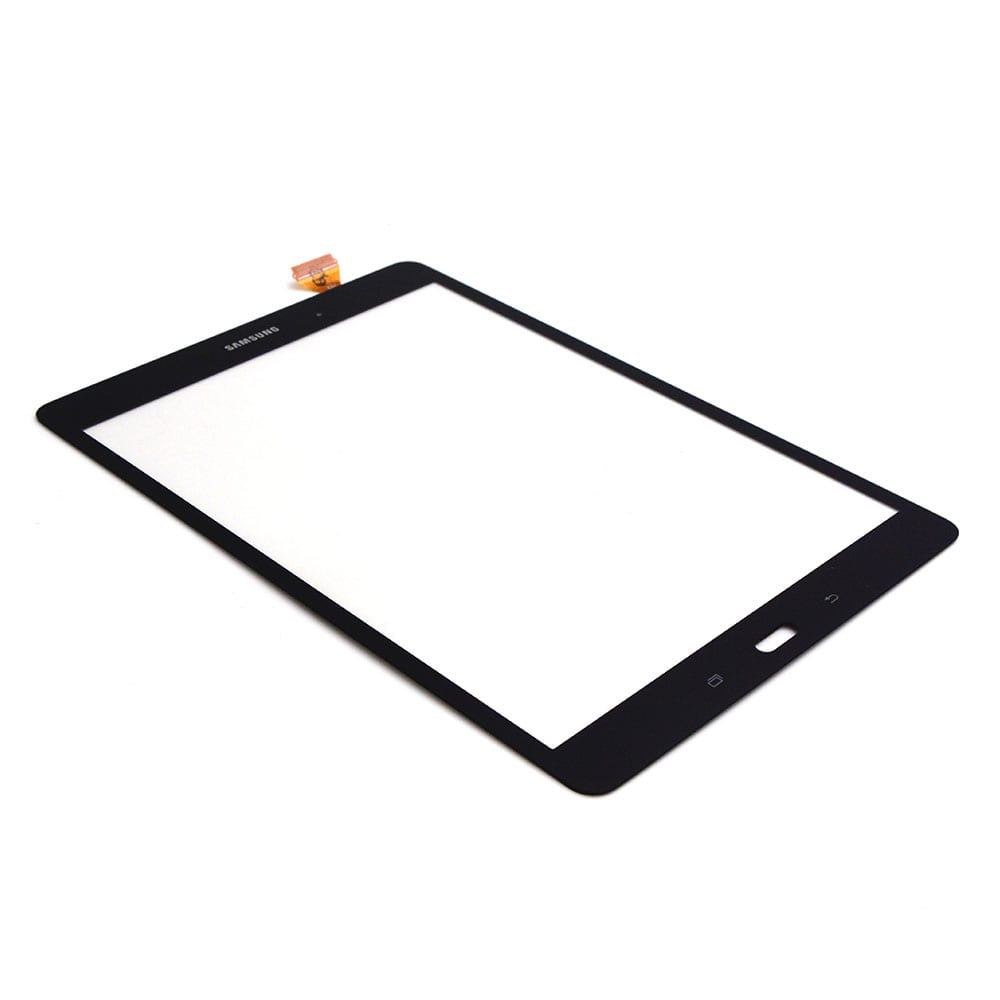 Samsung Touchscreen (met plakstrip) voor Samsung Tab A 9.7 (T550/T555) Zwart OEM-Equivalent