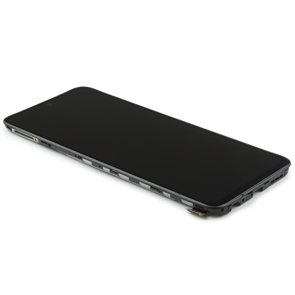 Xiaomi Scherm met frame voor Xiaomi Redmi Note 10 4G Zwart OEM-Equivalent