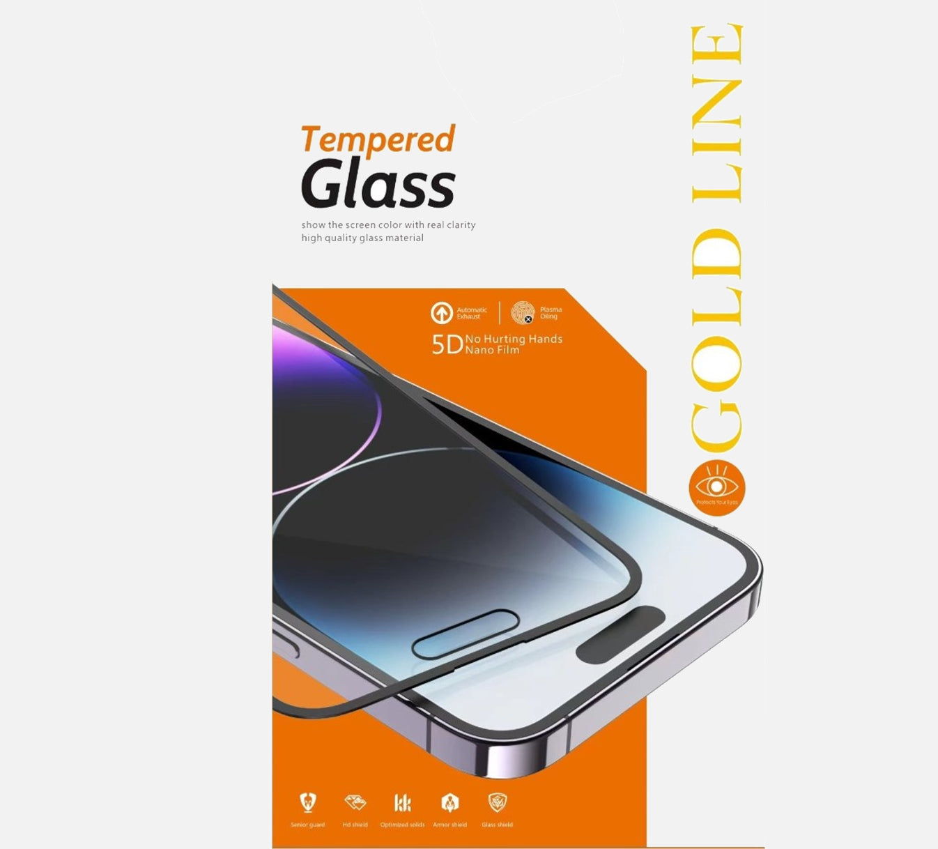 iPhone Screenprotector van Gehard Glas