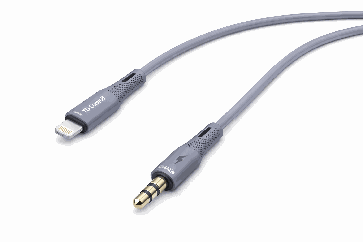 iSWISS Lightning naar AUX Kabel – Hi-Fi Audio – 1 Meter – Duurzaam & Storingsvrij