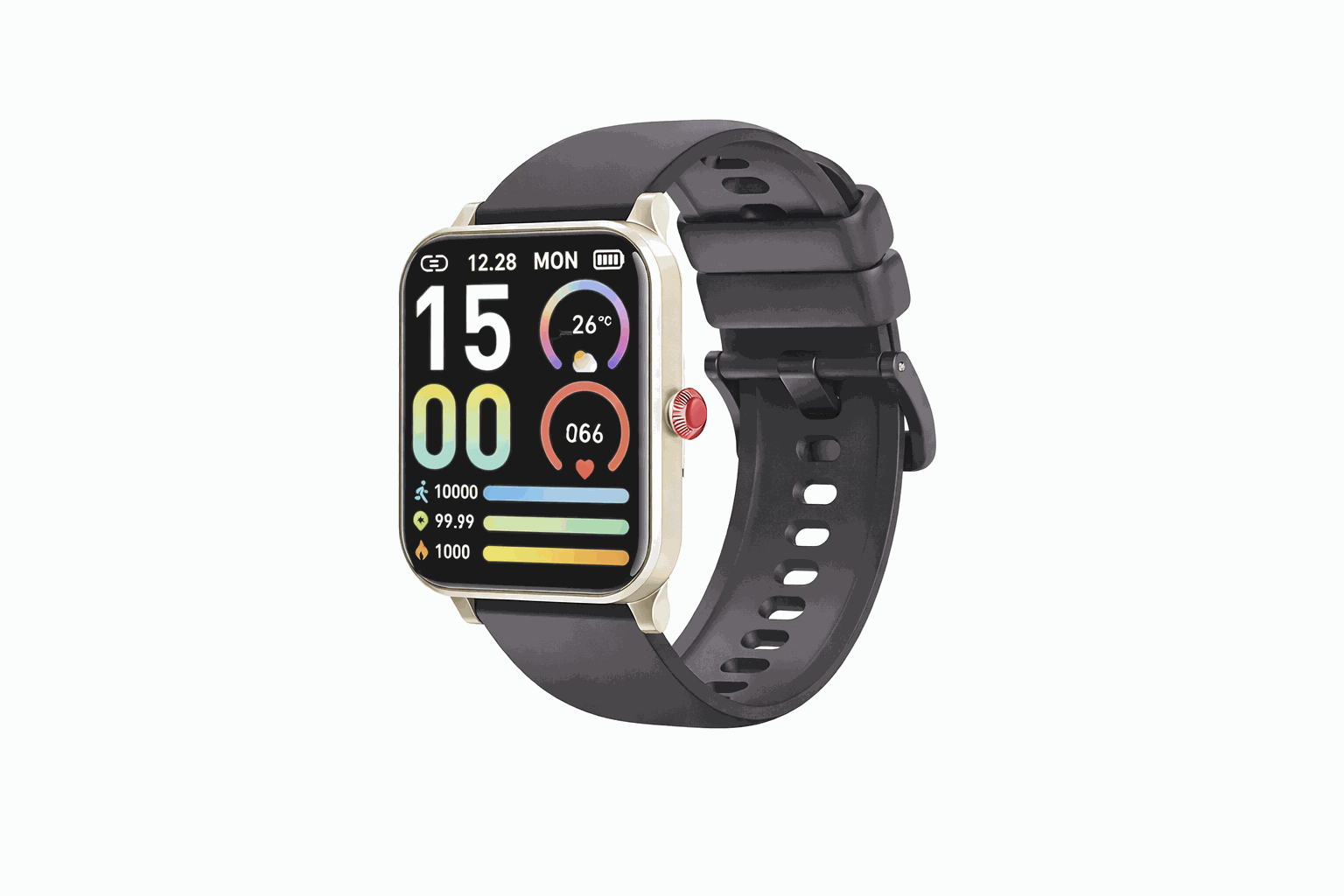 iSWISS Smartwatch – Pulsmesser, IP67 Wasserdicht & Activiteitentracker