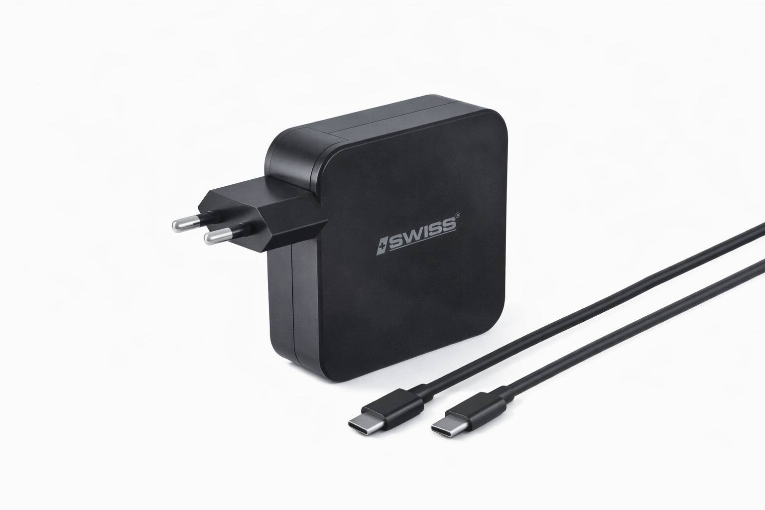iSWISS 65W USB-C Power Adapter – PD Schnellladegerät mit USB-C Kabel