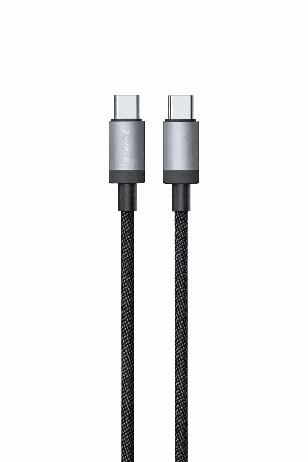iSWISS USB-C naar USB-C Snellaadkabel 60W – Nylon Gevlochten (1 m)