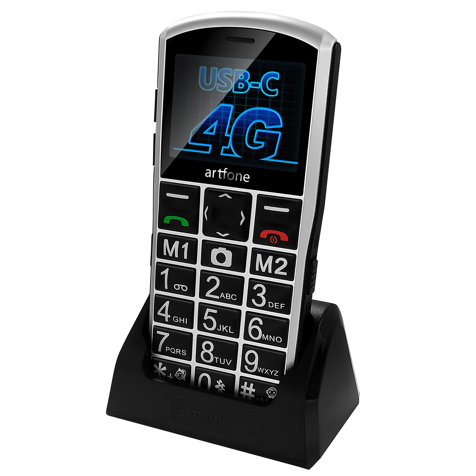 Artfone A400 4G Senioren Phone – Grote Toetsen & Eenvoudige Bediening