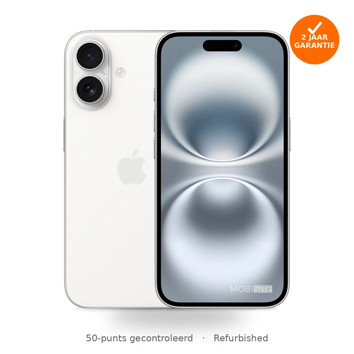 Apple iPhone 16 Plus 128GB Wit refurbished