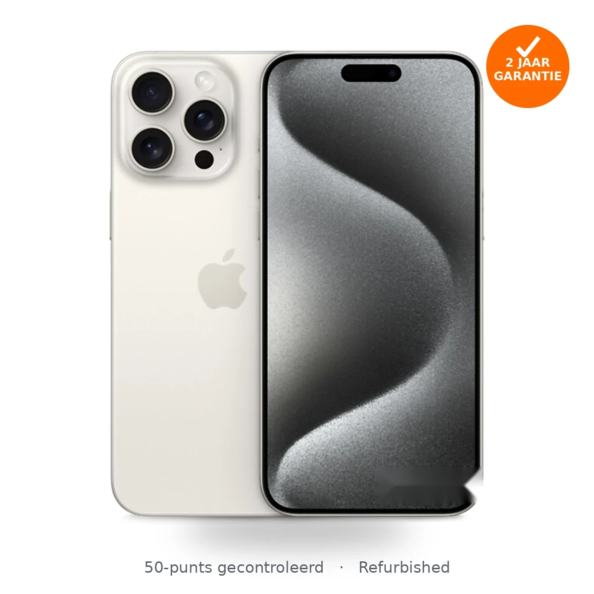 Apple iPhone 15 Pro 128GB Wit Titanium refurbished