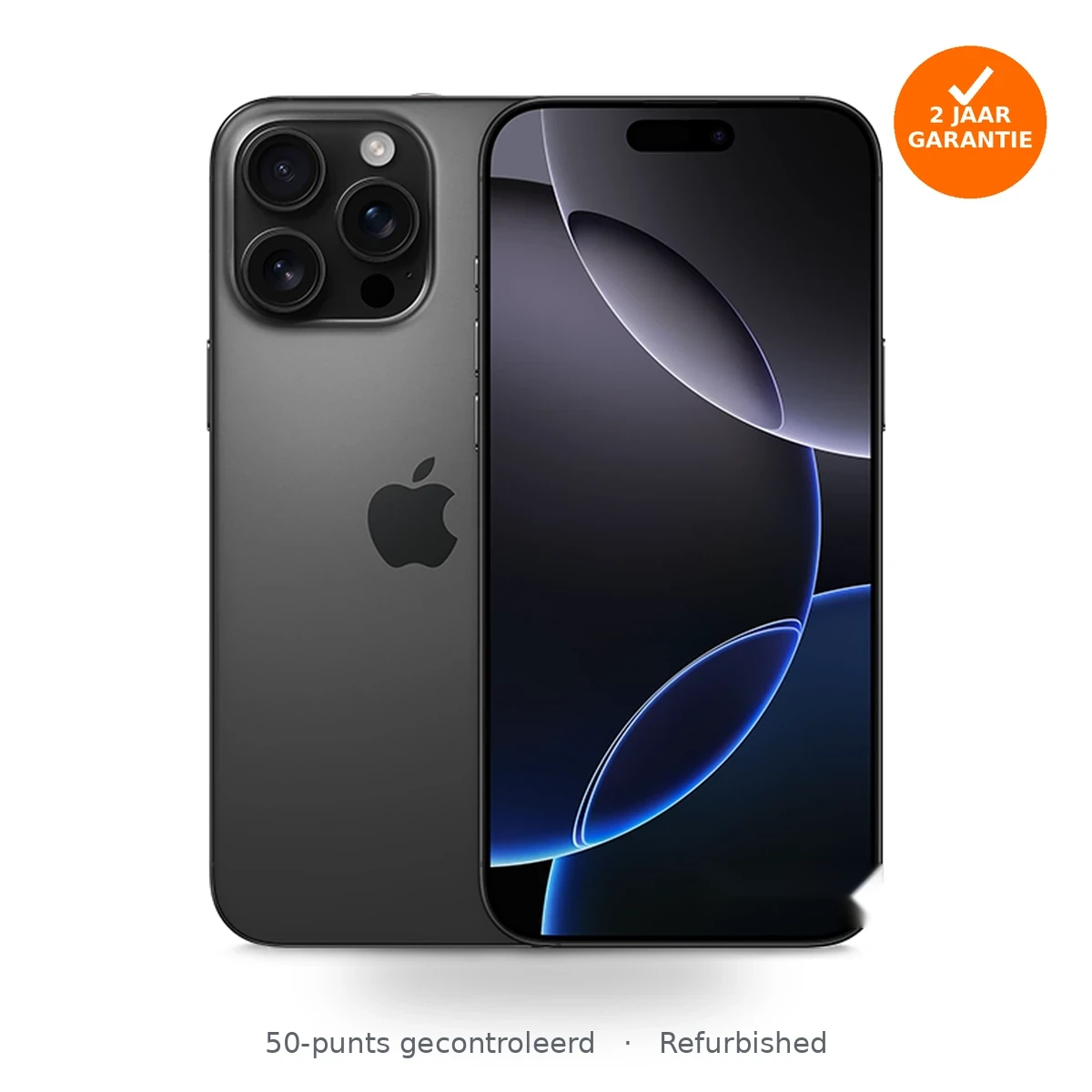 Apple iPhone 16 Pro Max 256GB Zwart Titanium refurbished
