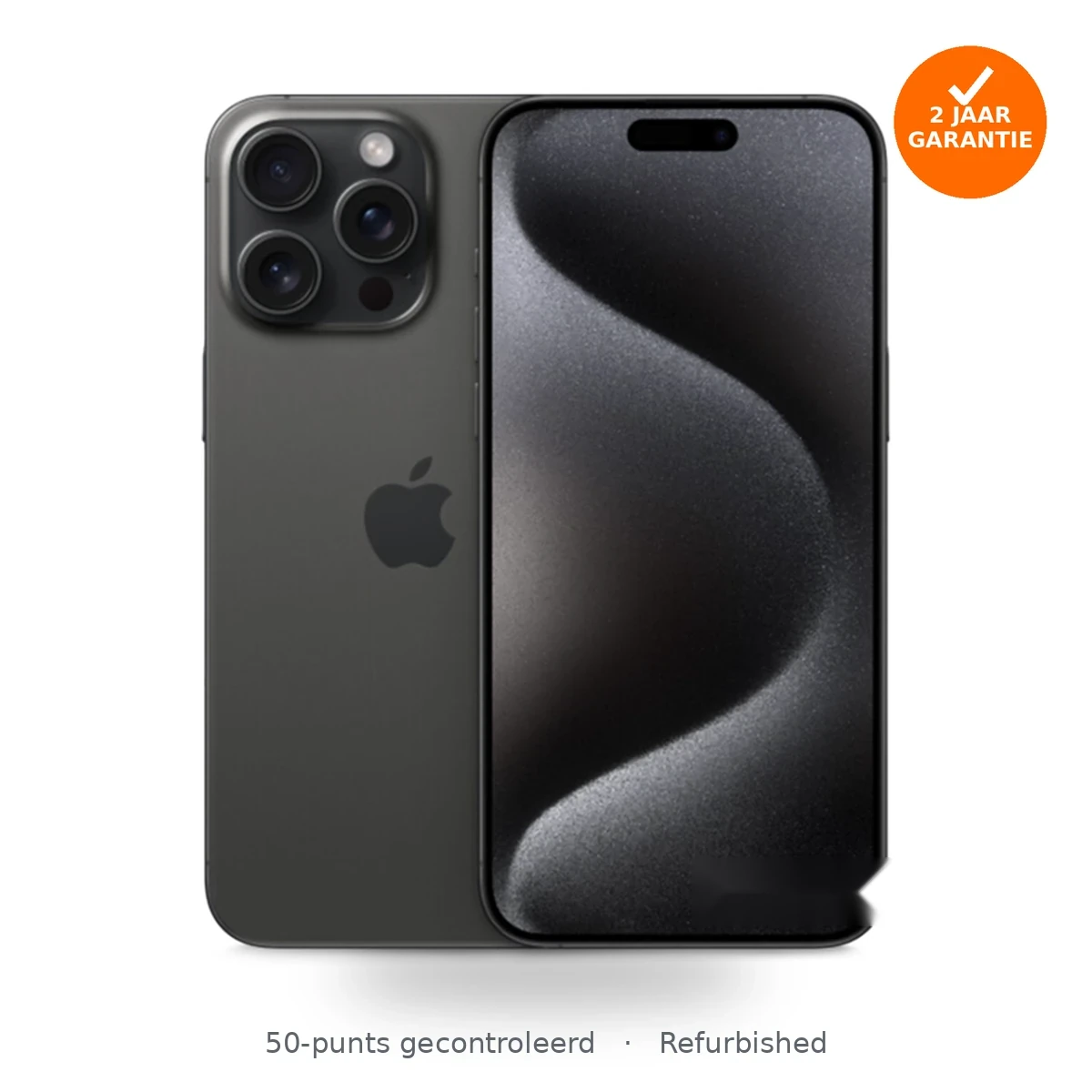 Apple iPhone 15 Pro 128GB Zwart Titanium refurbished