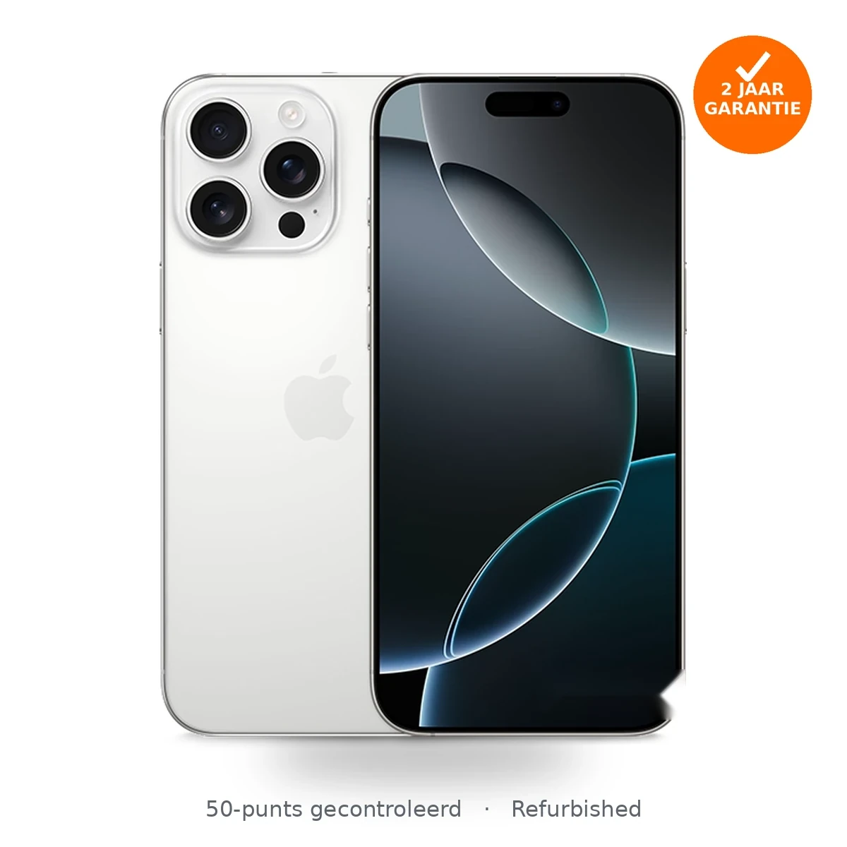 Apple iPhone 16 Pro 128GB Wit Titanium refurbished