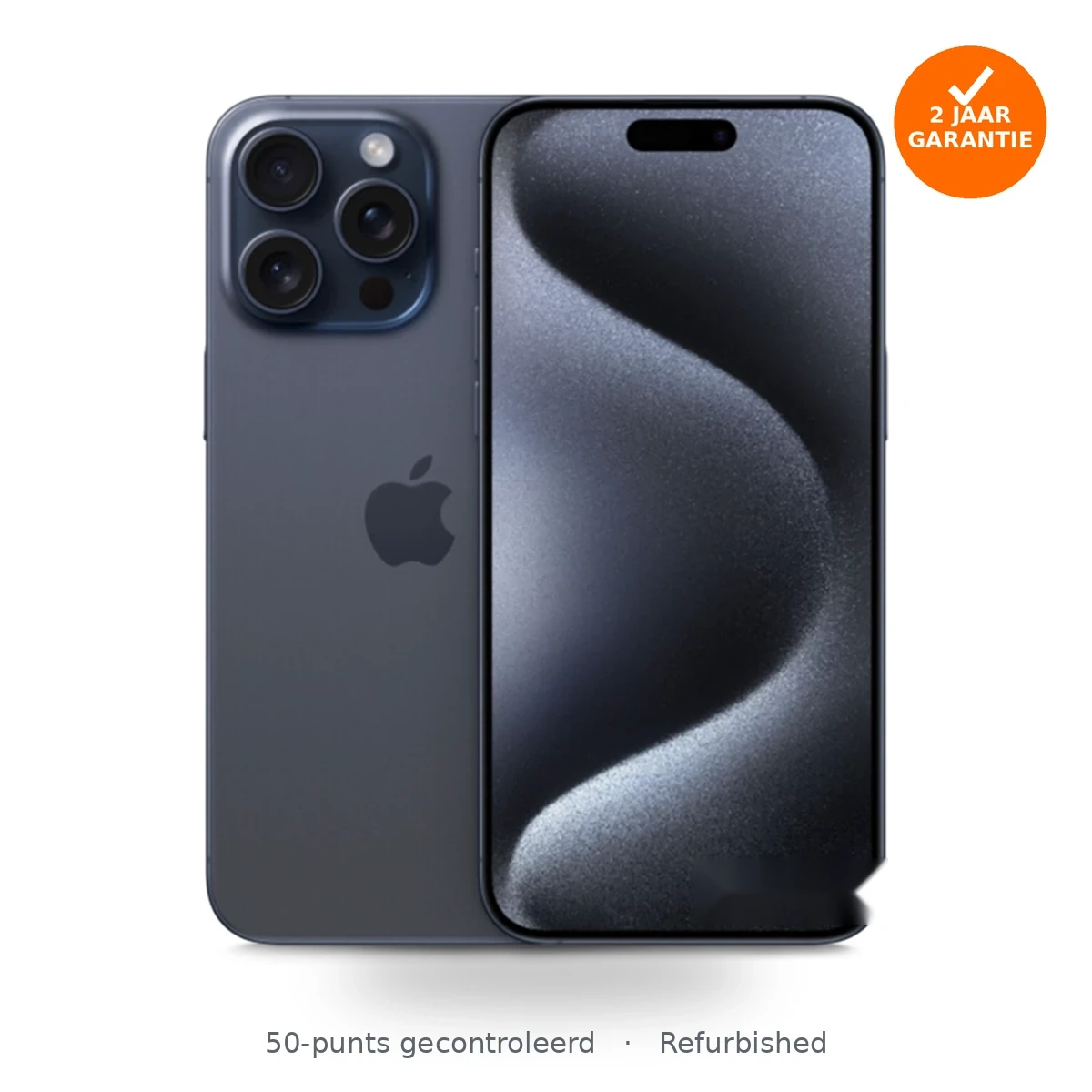 Apple iPhone 15 Pro 128GB Blauw Titanium refurbished
