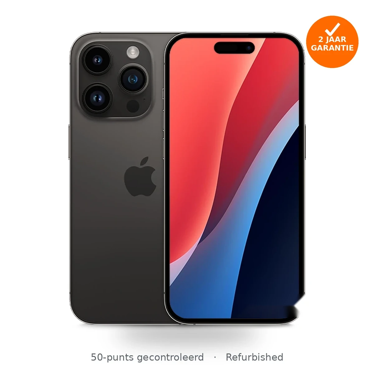 Apple iPhone 14 Pro 128GB Zwart refurbished