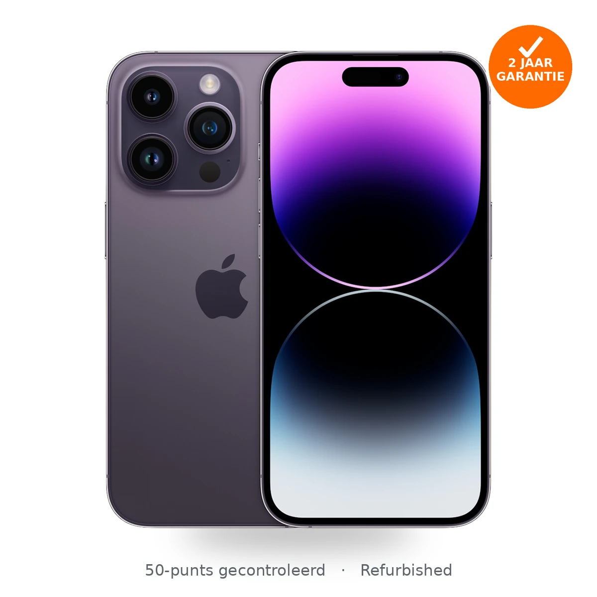 Apple iPhone 14 Pro 128GB Dieppaars refurbished