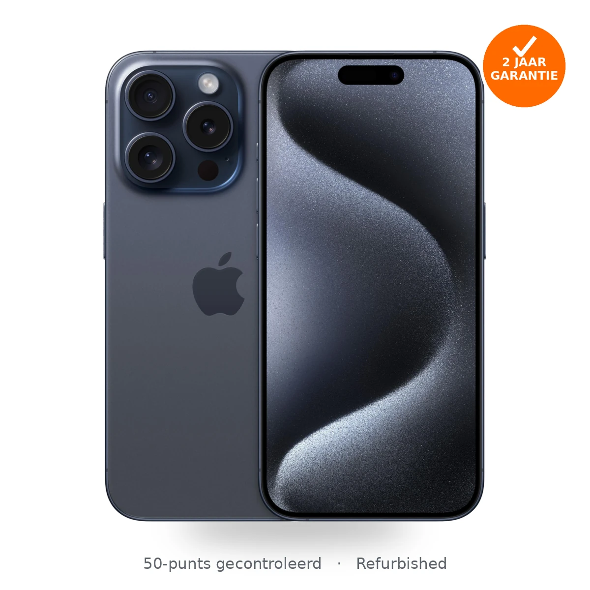 Apple iPhone 15 Pro 128GB Blauw titanium refurbished