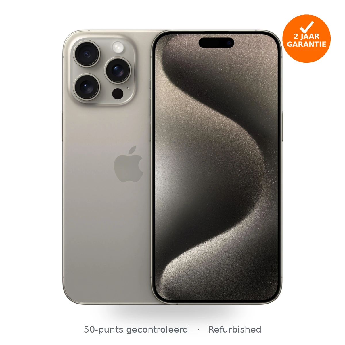 Apple iPhone 15 Pro Max 512GB Natuurtitanium refurbished