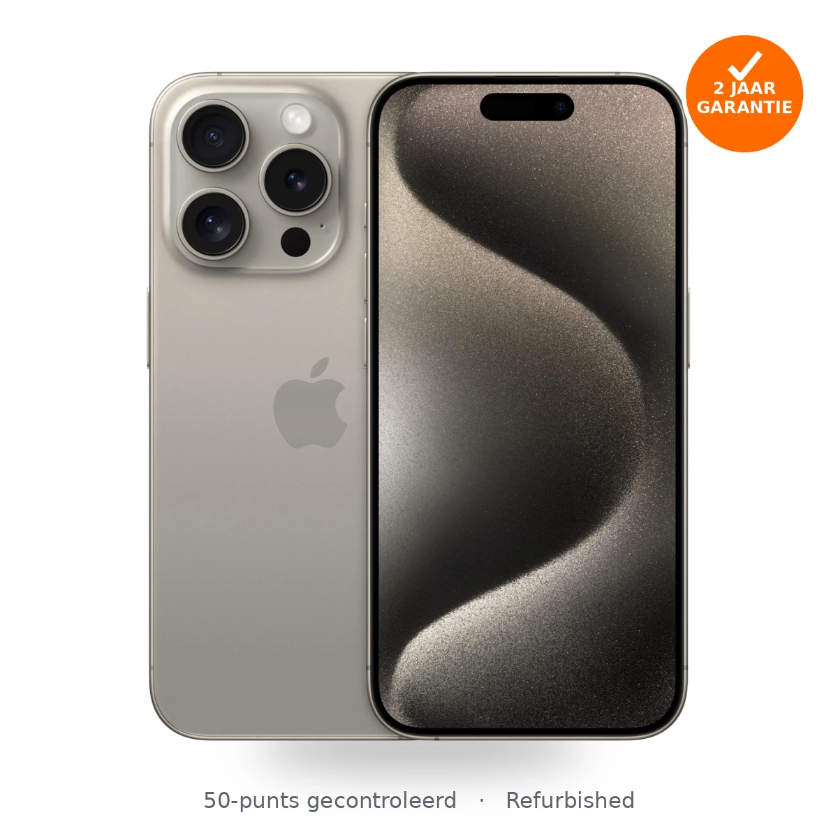 Apple iPhone 15 Pro 512GB Natuurtitanium refurbished