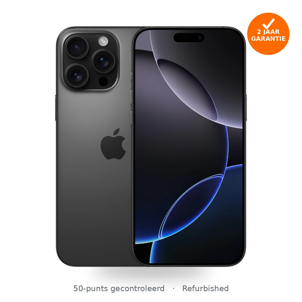 Apple iPhone 16 Pro Max 256GB Zwart titanium refurbished