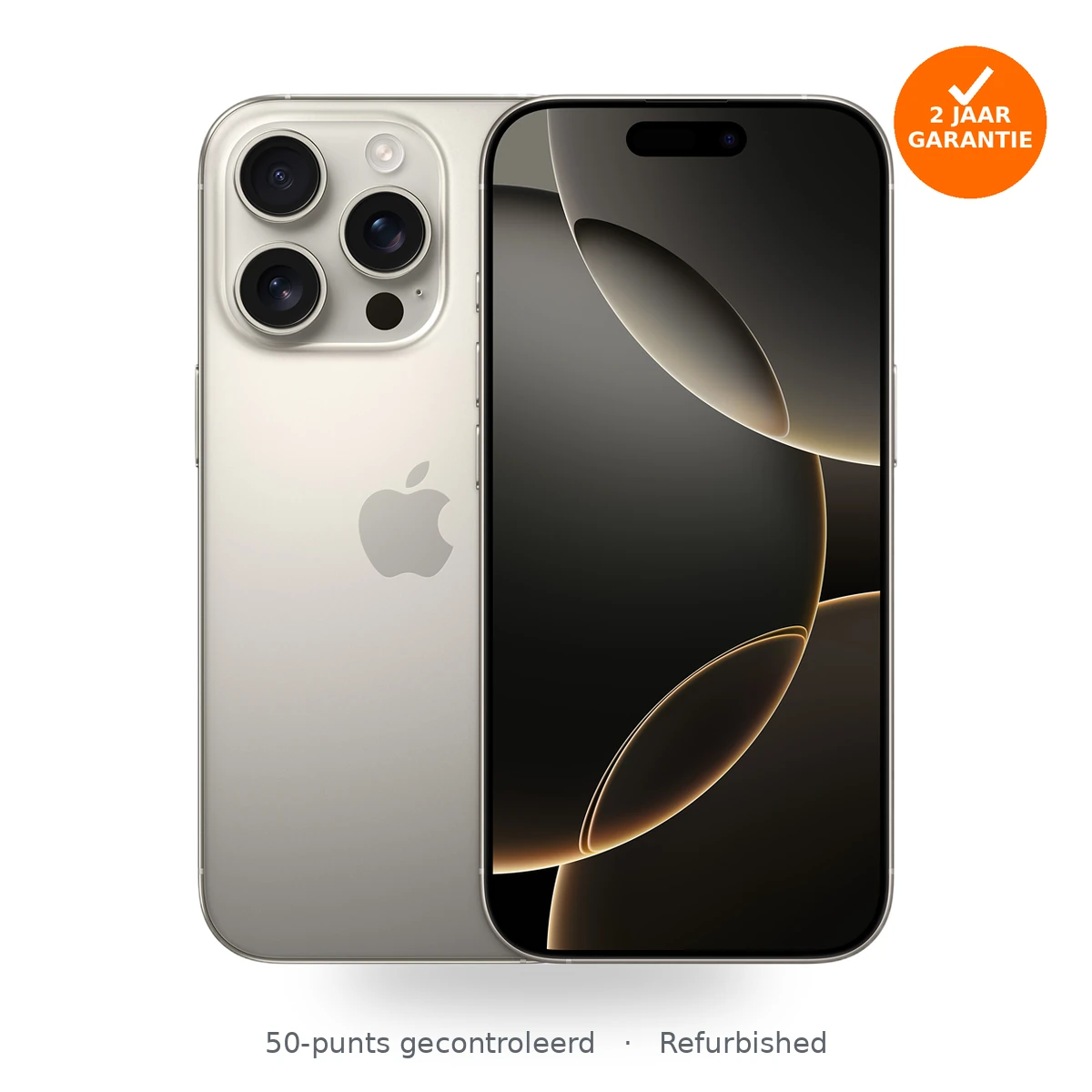 Apple iPhone 16 Pro 256GB Natuurtitanium refurbished